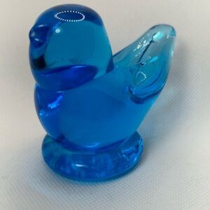 Vintage Sunny Day Ron Ray Blue Bird of Happiness signed label 1998